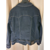 Burberry Jacke/Mantel aus Jeansstoff in Blau