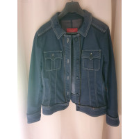 Burberry Jacket/Coat Jeans fabric in Blue