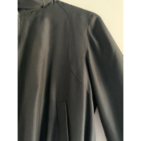 Gucci Jacke/Mantel aus Seide in Schwarz