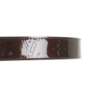 Louis Vuitton Gürtel aus Lackleder in Braun