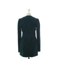 Saint Laurent Dress Suede in Green