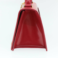 Gianni Versace Handtasche aus Leder in Rot