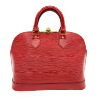 Louis Vuitton Alma aus Lackleder in Rot