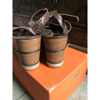 Pons Quintana Sandals Leather in Brown