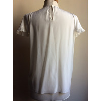 Rochas Top Silk in White