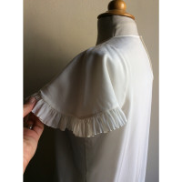 Rochas Top Silk in White