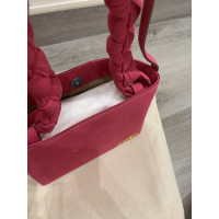 Jacquemus Handtasche aus Leder in Fuchsia