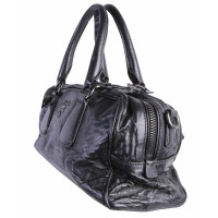 Prada Tote Bag aus Leder in Schwarz