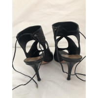 Aquazzura Sandals Leather in Black