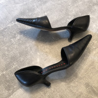 Walter Steiger Pumps/Peeptoes Leer in Zwart