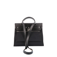 Hermès Herbag 31 aus Leder in Schwarz