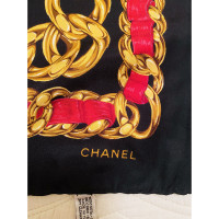 Chanel Sjaal Zijde in Zwart