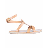 Hermès Sandals Leather in Nude
