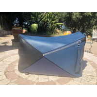 Loewe Puzzle Bag aus Leder in Blau