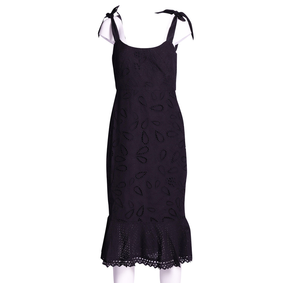 Saloni Robe en Coton en Noir