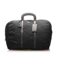 Prada Reisetasche aus Baumwolle in Schwarz