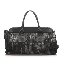 Prada Sac fourre-tout en Coton en Gris