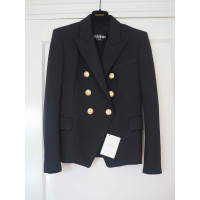 Balmain Blazer in Lana in Nero