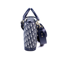 Dior Avenue Bag in Tela in Blu