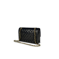 Chanel Classic Flap Bag Leer in Zwart