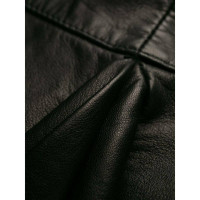 Moschino Skirt Leather in Black