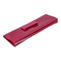 Jil Sander Clutch Bag Leather in Fuchsia