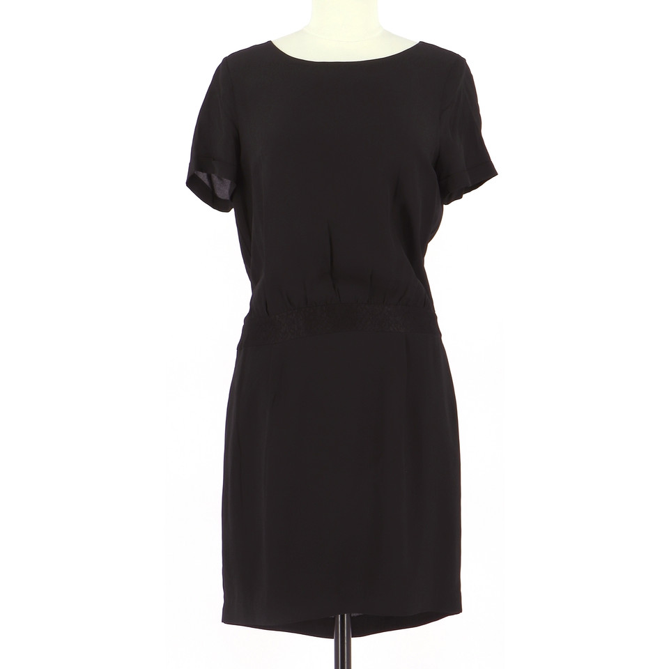 Comptoir Des Cotonniers Kleid aus Seide in Schwarz