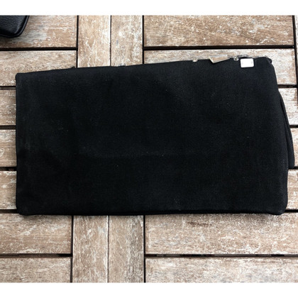 Giuseppe Zanotti Clutch Bag Jeans fabric in Black
