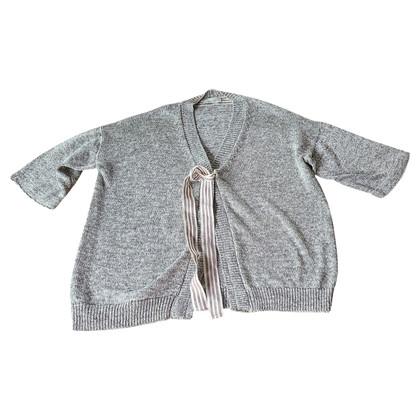 Bruno Manetti Jacket/Coat Silk in Grey