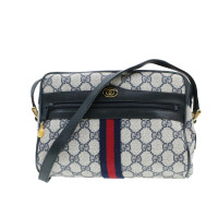 Gucci Shoulder bag Canvas in Grey