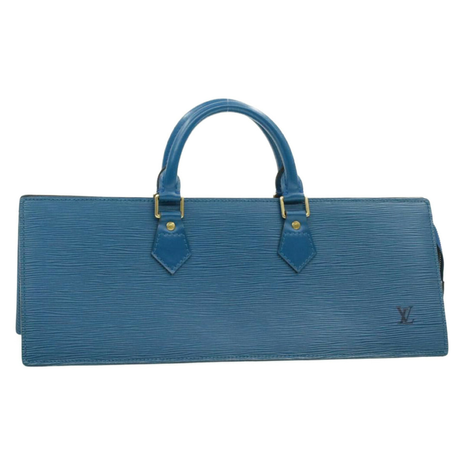 Louis Vuitton Handtasche aus Lackleder in Blau
