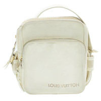 Louis Vuitton Umhängetasche aus Leder in Weiß