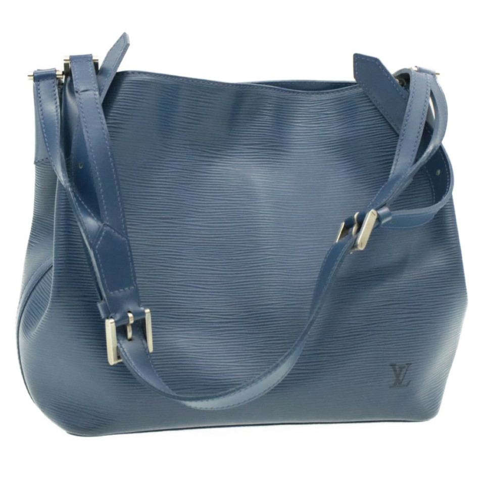 Louis Vuitton Mandara en Cuir verni en Bleu