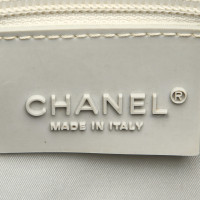 Chanel Tote Bag aus Baumwolle in Weiß