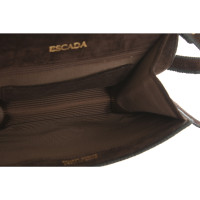 Escada Shoulder bag Suede in Brown