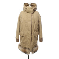 Moncler Giacca/Cappotto in Cotone in Cachi