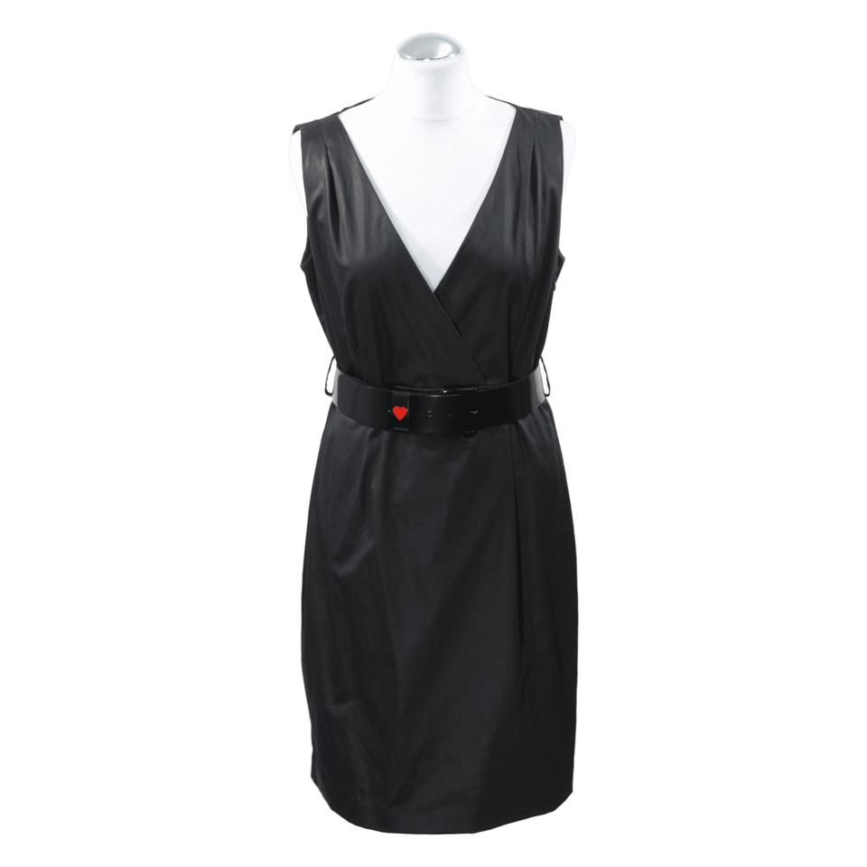 Moschino Love Kleid aus Baumwolle in Schwarz