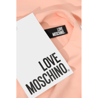 Moschino Love Vestito in Viscosa in Rosa