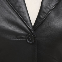 Stefanel Blazer Leather in Black