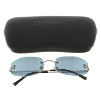 Chanel Lunettes de soleil en bleu