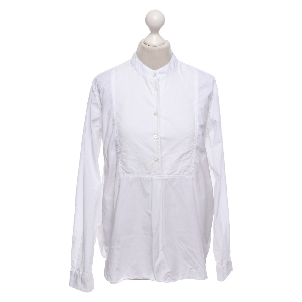 Closed Top en Coton en Blanc