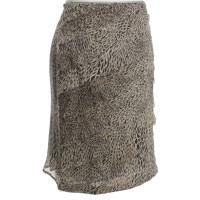 Marc Cain Silk skirt with pattern