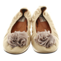 Lanvin Ballerina mit Blumen-Applikation