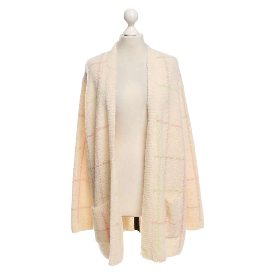 Marc Cain Cardigan with plaid pattern