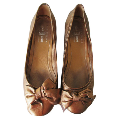 Car Shoe Slippers/Ballerina's Leer