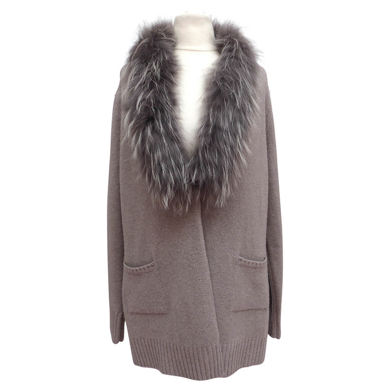 Fabiana Filippi Cardigan with fur