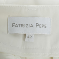 Patrizia Pepe Pantalon en crème blanche