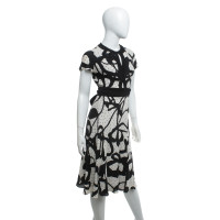 Diane Von Furstenberg Kleid in Schwarz/Weiß