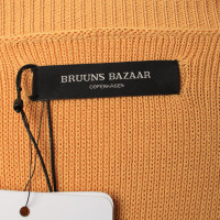 Bruuns Bazaar Pullover in maglia giallo