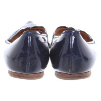 Pedro Garcia Slippers/Ballerinas Patent leather in Blue